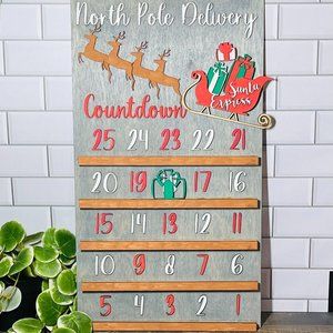 Santa Express - Countdown Calendar - Christmas Advent Calendar -